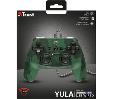 Trust GXT 540C Yula Groen, Zwart