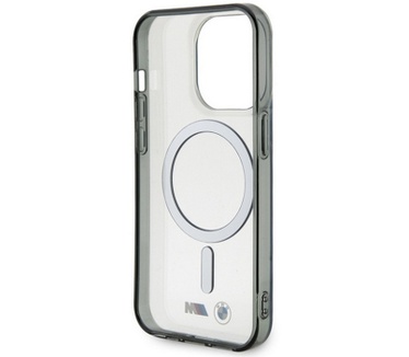 BMW M MagSafe Back Case - Apple iPhone 15 Pro Max (6.7") - Clear Transparant