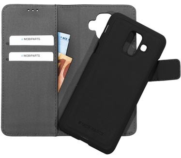 Mobiparts 2 in 1 Premium Wallet Case Samsung Galaxy A6 (2018) Black
