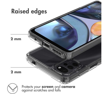 Accezz Xtreme Impact Backcover Motorola Moto G22 - Transparant