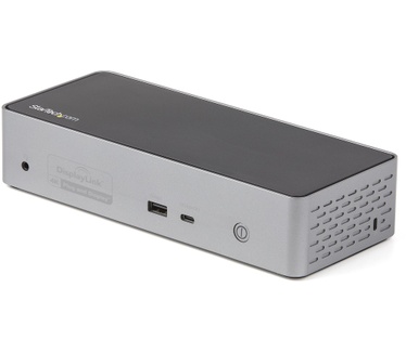 Startech.com USB-C Dock, 4K 60Hz Quad Monitor DisplayPort & HDMI, Universeel USB Type-C Docking Station met 100W Power Delivery, USB Hub met 1x USB Type-C & 3x USB-A, Ethernet, Audio