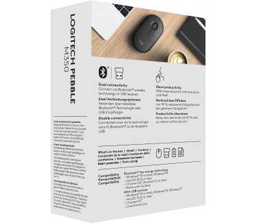 Logitech Pebble M350 Zwart