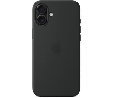 Apple Siliconen Back Cover met MagSafe - iPhone 16 Plus (iPhone 16 Plus) Zwart