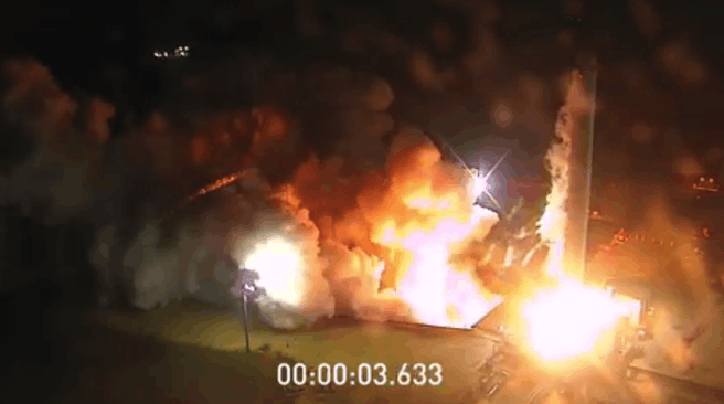SpaceX Falcon Heavy static fire