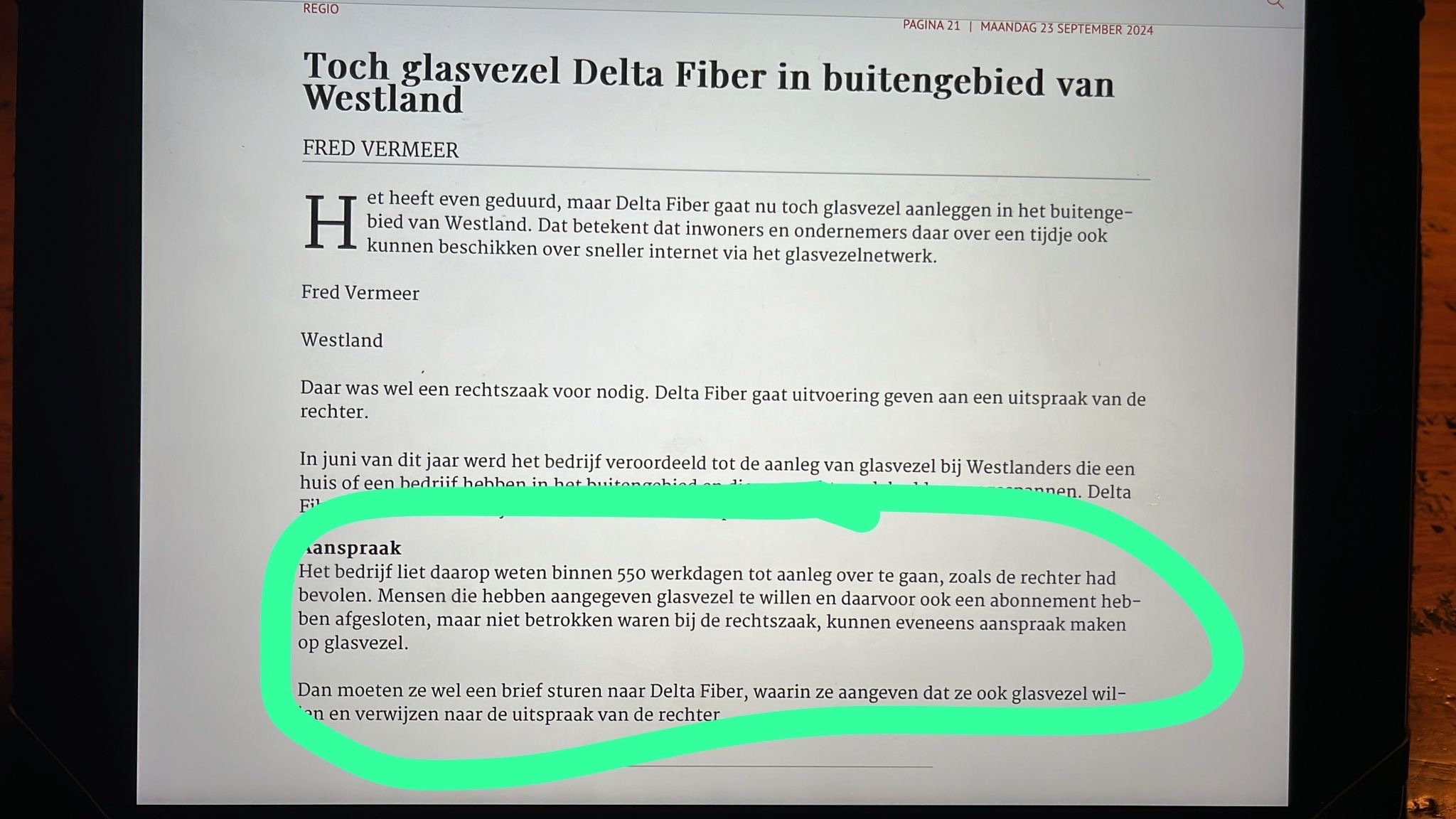 Delta glasvezel] Ervaringen & Discussie - Internet en hosting - GoT