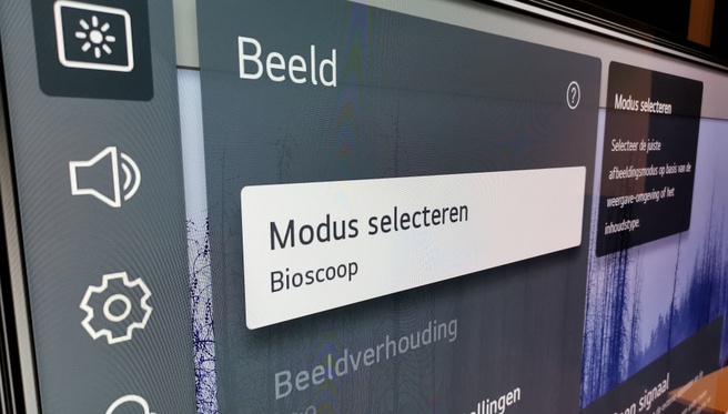 Kies de juiste beeldmodus