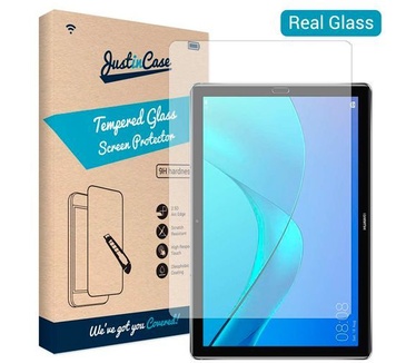Just in Case Tempered Glass Huawei MediaPad M5 10 / 10 Pro - Arc Edge voor MediaPad M5 10, MediaPad M5 10 Pro