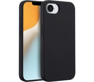 Accezz Liquid Silicone Backcover met MagSafe iPhone 16e - Zwart