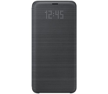Samsung Galaxy S9+ Flip LED Wallet EF-NG965PB Origineel - Zwart  Zwart