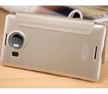 Nillkin New Sparkle BookCase voor Microsoft Lumia 950 XL - Goud