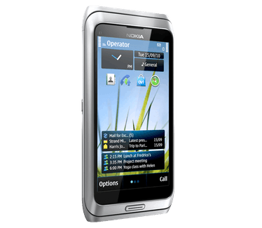 Nokia E7 Zilver
