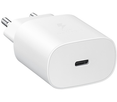 Samsung 25W Fast Charger USB-C (zonder kabel) Wit