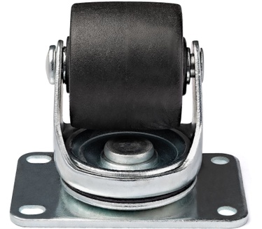 Startech.com Stevige Zwenkwielen voor Server Racks/Serverkasten/Patchkasten Set van 4 Universele M6 5cm Wielen Vervangings Zwenkwielen (45x75mm) voor 4 Post Racks Staal/Plastic