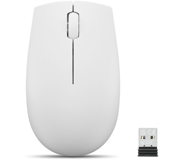 Lenovo 300 Wireless Compact Muis - Wit