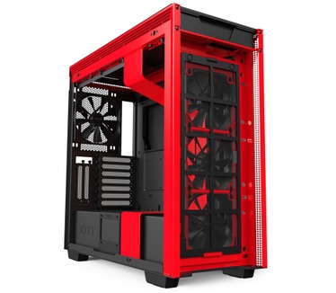 NZXT H710i Zwart/Rood