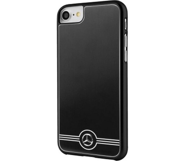Mercedes-Benz Aluminium Back Case iPhone 7/8/SE/SE2 (4.7") Zwart Zwart