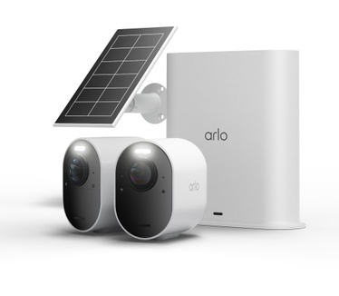 Arlo Arlo Ultra 3 4K-beveiligingscamera, set met 2 camera's en zonnepaneel