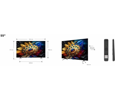 TCL 55C655 Zwart