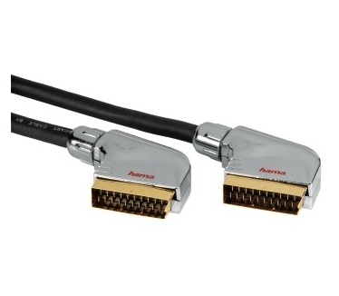Hama Connection Cable Scart Plug - Scart Plug, metal, 3 m