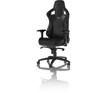 Noblechairs EPIC Real Leather Gaming Chair, Zwart