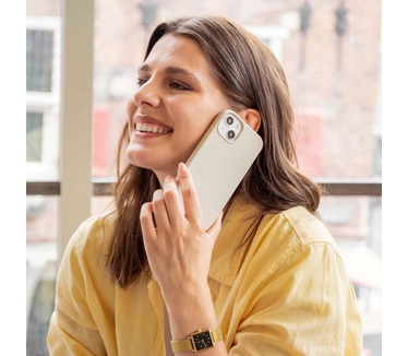 Accezz Liquid Silicone Backcover iPhone 14 Pro - Stone