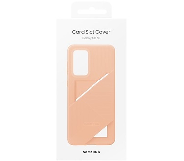 Samsung Card Slot Back Case - Galaxy A33 5G (A336) Oranje