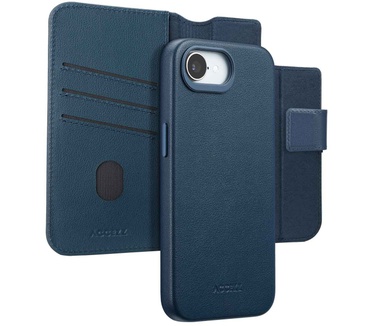 Accezz Leather Bookcase 2-in-1 met MagSafe