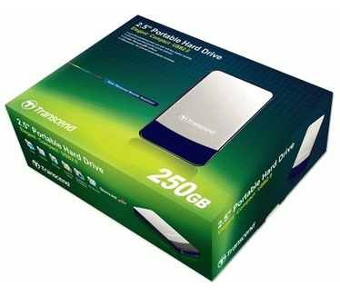 Transcend StoreJet 25C 250GB Zilver