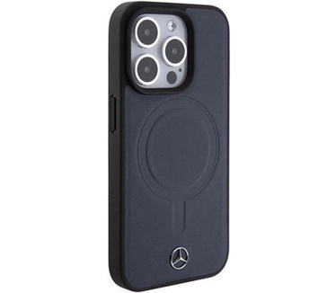 Mercedes-Benz Smooth Back Case - iPhone 15 Pro (6.1") - Blauw Blauw