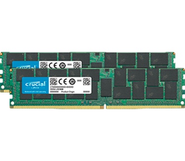 Crucial 64GB (2 x 32GB) DDR4-2666 LRDIMM
