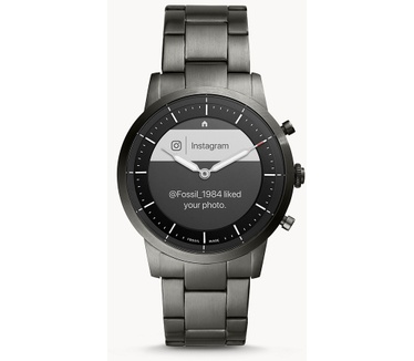 Fossil Hybrid Smartwatch HR Collider RVS Grijs (Grijs, Zilver)