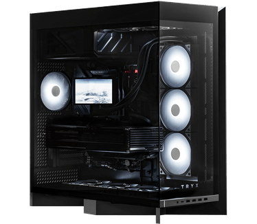 TRYX TRYX LUCA L70 Midi-Tower Tempered Glass ARGB Zwart