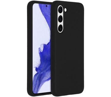 Accezz Liquid Silicone Backcover Samsung Galaxy S23 Plus - Zwart