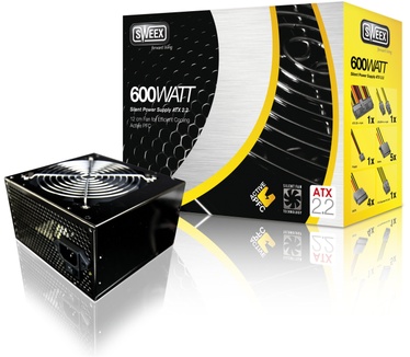 Sweex 600 Watt Silent Power Supply ATX 2.2