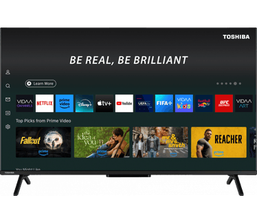 Toshiba 43QV2F63DG Zwart (buitenlands model)