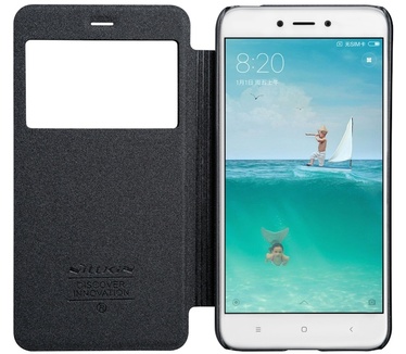 Nillkin New Sparkle S-View Book Case voor Xiaomi Redmi 4X - Zwart