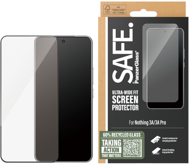 PanzerGlass SAFE. by PanzerGlass® Screen Protector Nothing 3A | 3A Pro | Ultra-Wide Fit
