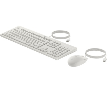 HP 225 Wired Mouse and KB G2 CWH Belgium - English localization AZERTY - Maus - AZERTY