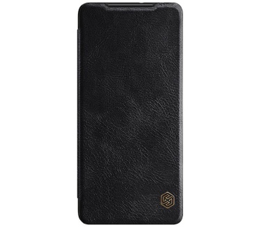 Nillkin Qin PU Leather Book Case Samsung Galaxy S21 Ultra - Zwart Zwart