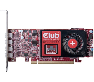 Club 3D Radeon HD 7750 Low Profile - Eyefinity 4