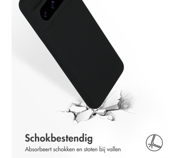 Accezz Liquid Silicone Backcover Google Pixel 8 Pro - Zwart