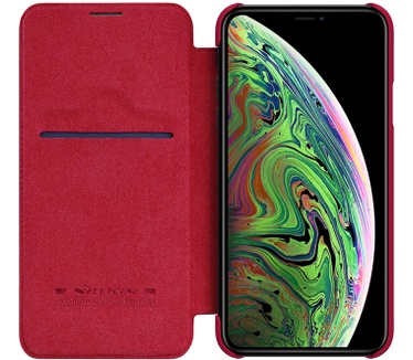 Nillkin Qin PU Leather Book Case - Apple iPhone 11 (6.1") - Rood  Rood