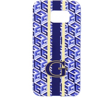 Guess G-Cube Folio TPU Case for Samsung Galaxy S6 Edge - Blue