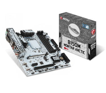 MSI B150M MORTAR ARCTIC