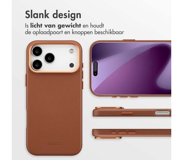 Accezz MagSafe Leather Backcover