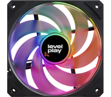 Levelplay Combat Fan CF120 ARGB Zwart, 120mm
