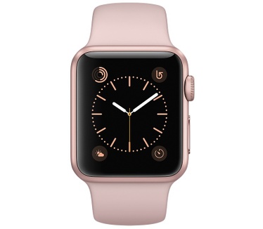Apple Watch Series 1 (Sportbandje, 38mm) Rosé Goud (Roze)