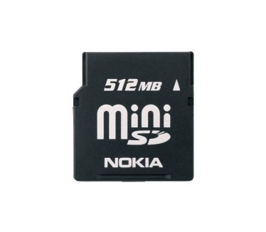 Nokia 512MB MiniSD Geheugenkaart MU-23