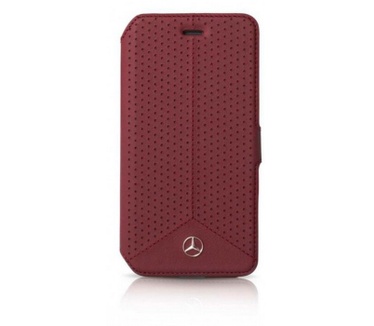 Mercedes-Benz Leather Book Case - Apple iPhone 6/6S Plus - Rood Rood