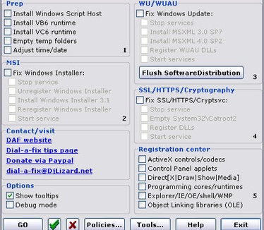 Dial-a-fix 0.57.5 screenshot